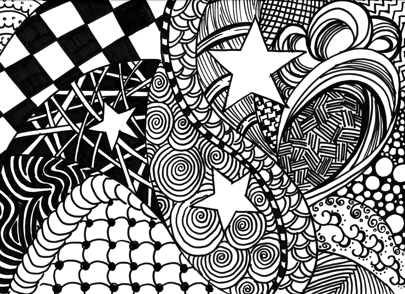 zentangle coloring book pages - photo #33