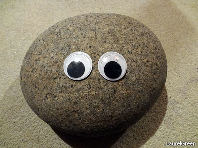 Nothing to see here just an angry rock with giant googly eyes and duct tape  eyebrows move along — Steemit
